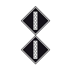 Знак поднять токоприёмник на электровозе