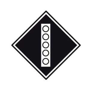 Знак поднять токоприёмник на электровозе